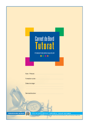 Carnet de Tutorat